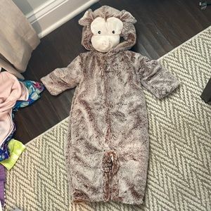 Pottery Barn costume monkey  0-6 months